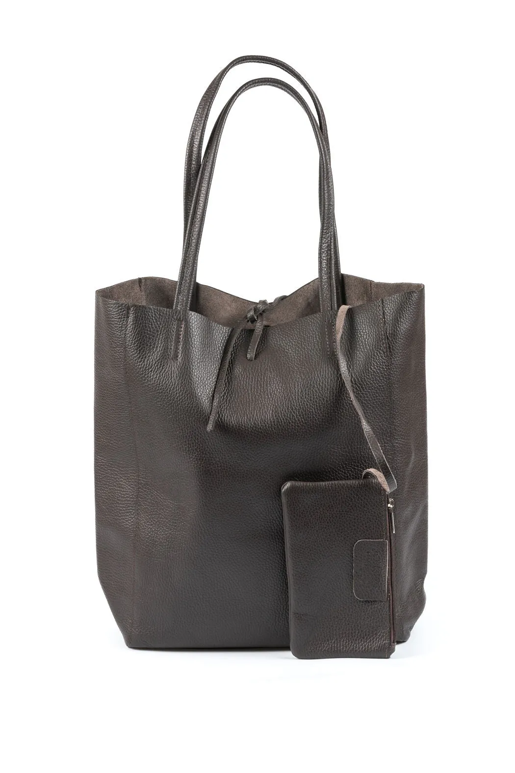 Il Giglio Leather Shopper Bag, Multiple Colours