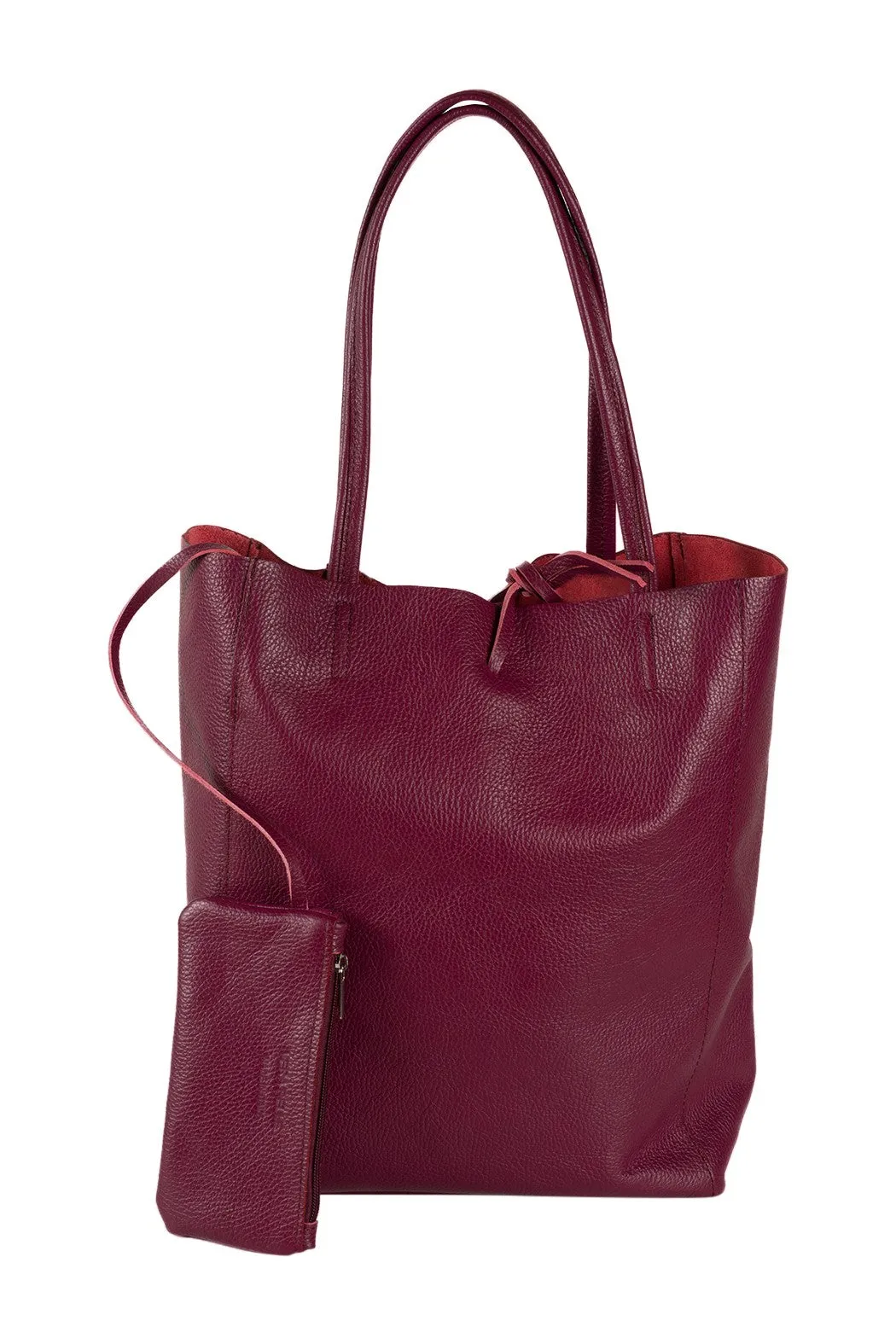 Il Giglio Leather Shopper Bag, Multiple Colours
