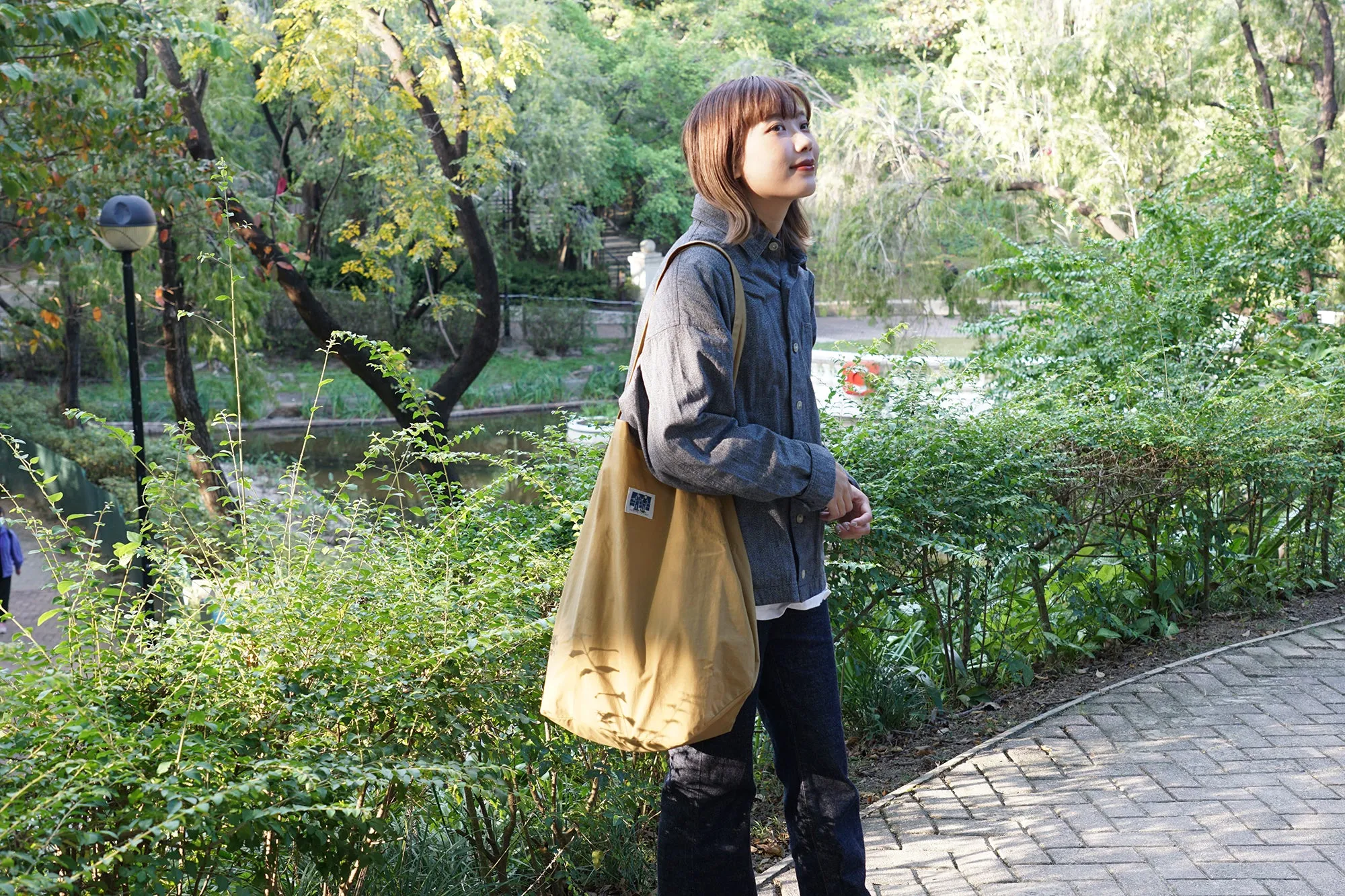 Incense Harbour Outdoor Daily Oversized Tote - Mud Yellow