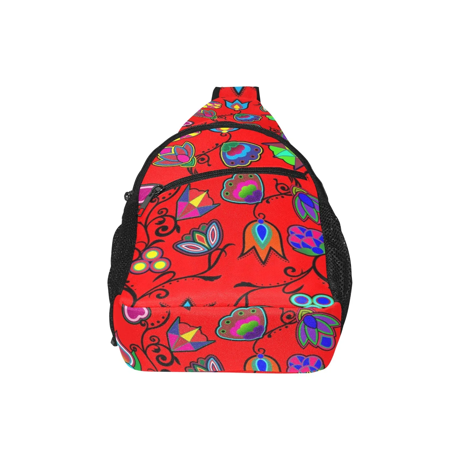 Indigenous Paisley Dahlia Chest Bag