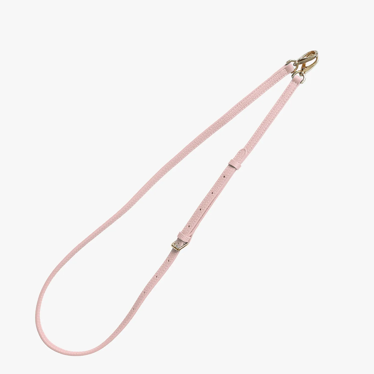 iPhone 16 Pro Leather Sling Card Case with Crossbody Leather Strap