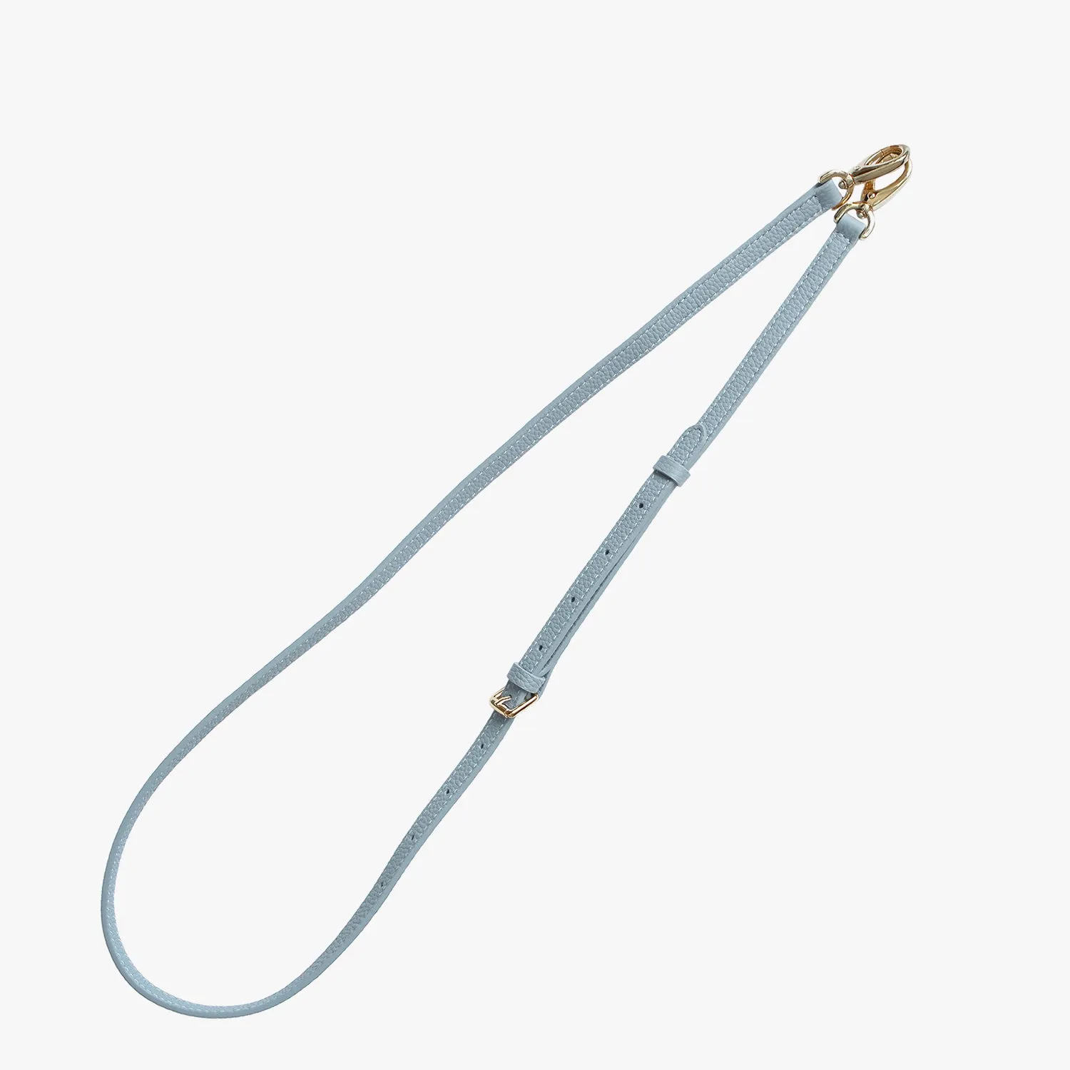 iPhone 16 Pro Leather Sling Card Case with Crossbody Leather Strap