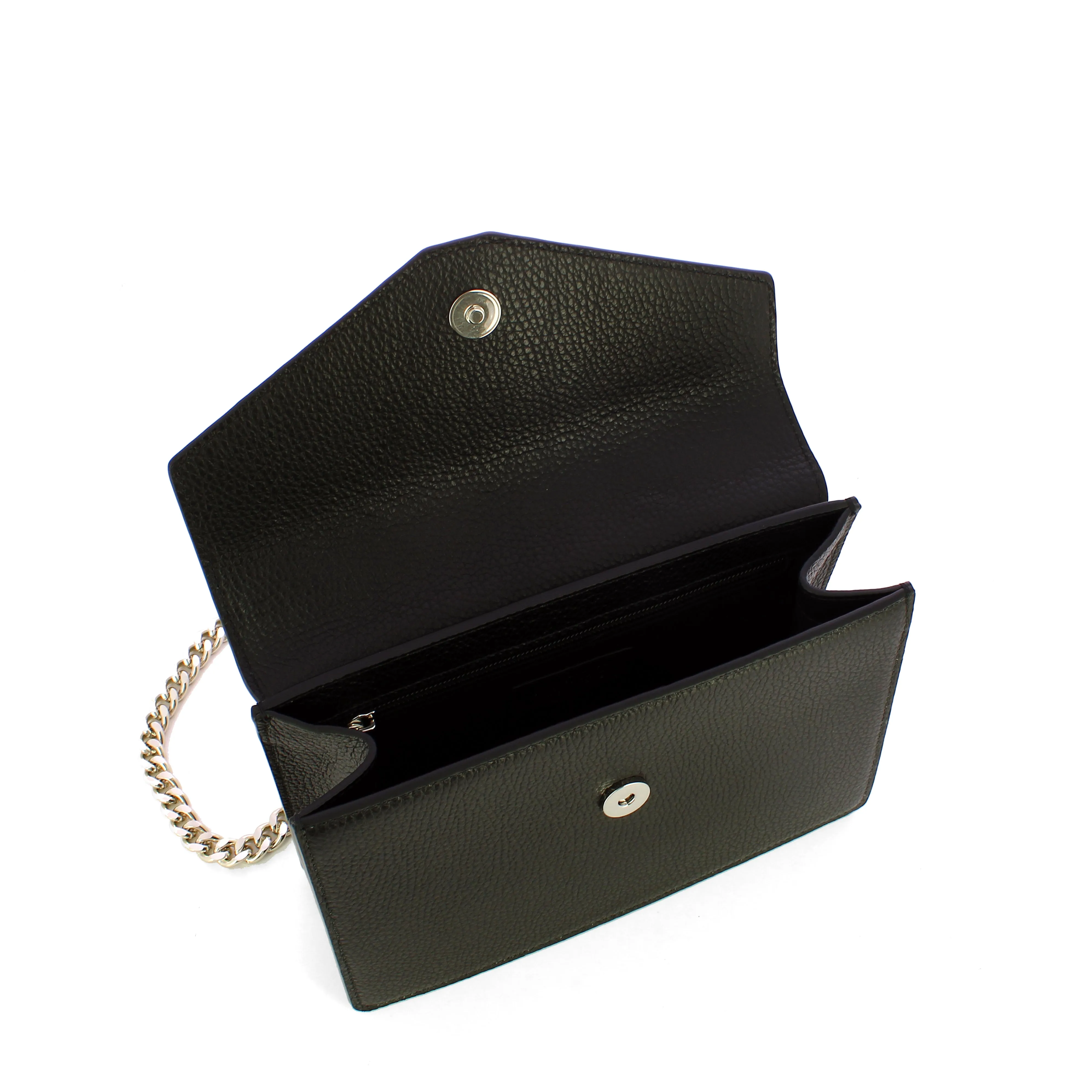 Iuntoo - Eleganza 2.0 Nero Flap Purse - 168098 - NERO