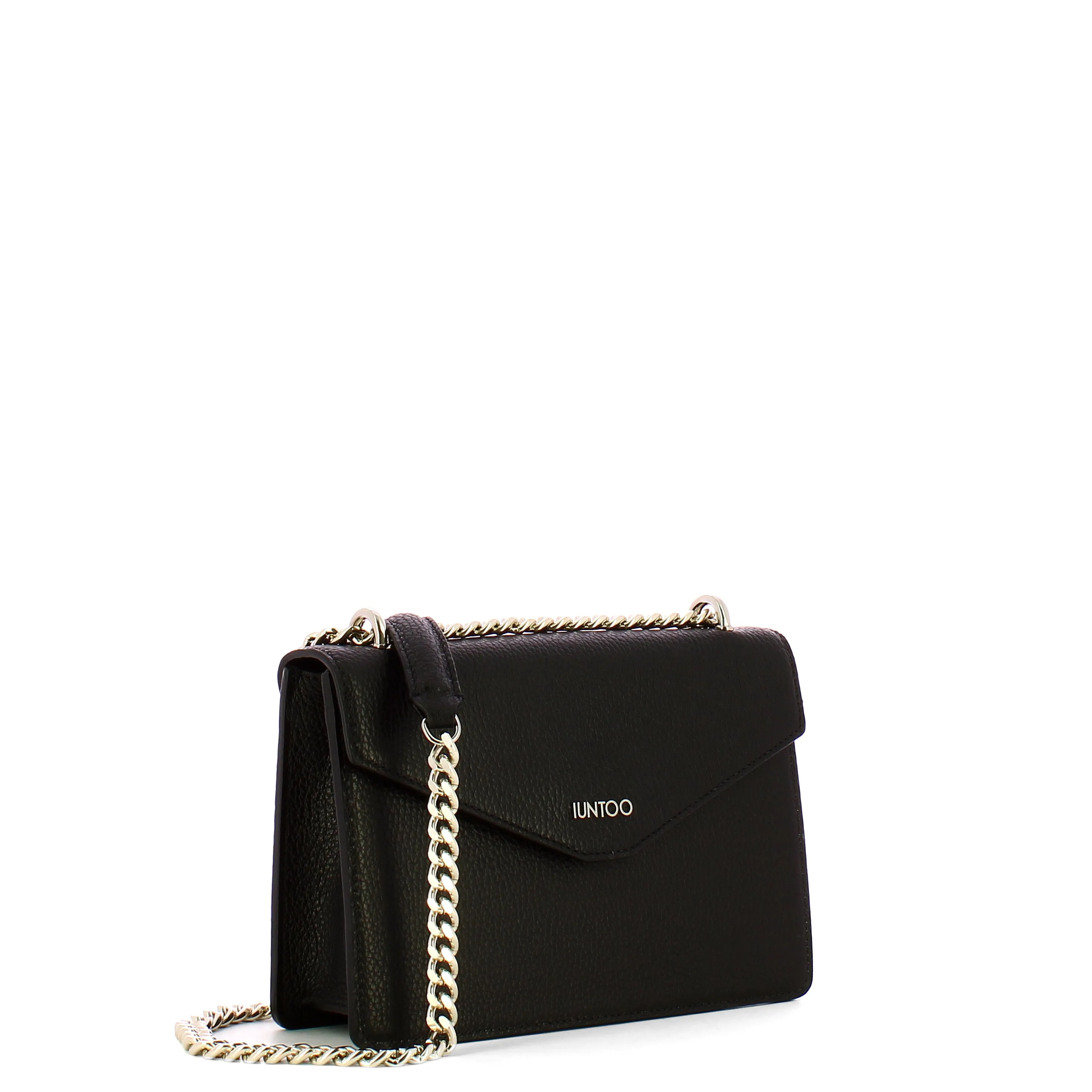 Iuntoo - Eleganza 2.0 Nero Flap Purse - 168098 - NERO