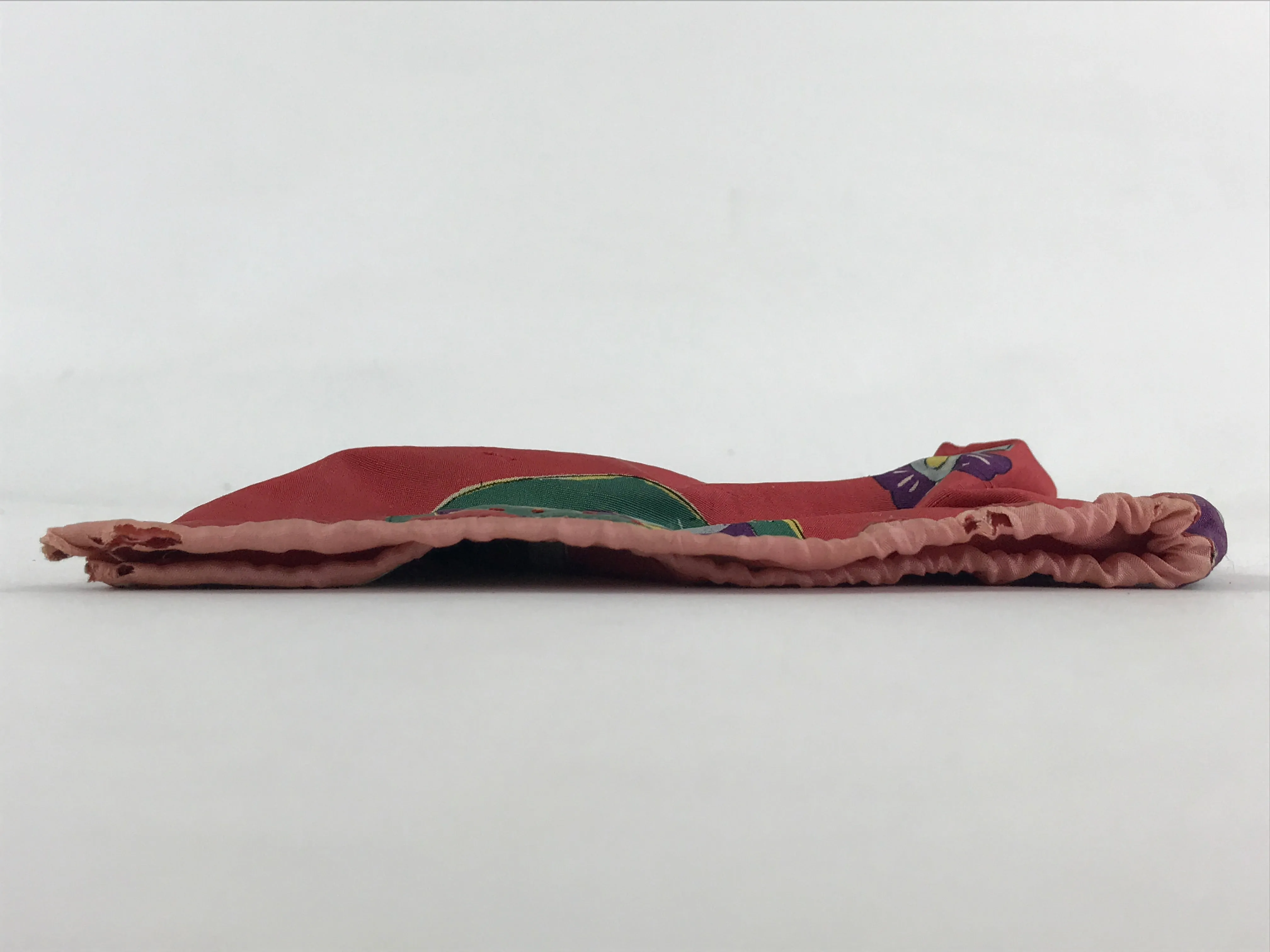 Japanese Kinchaku-Bukuro Drawstring Bag Vtg Kimono Silk Purse Pouch KB66