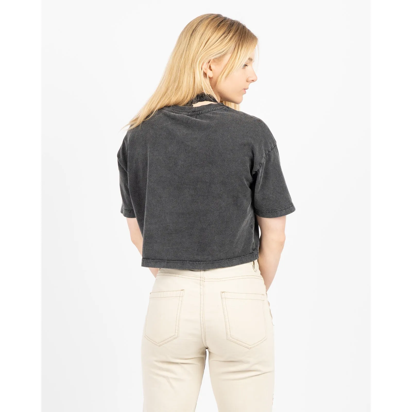 Japanese Stamp Cropped Tee