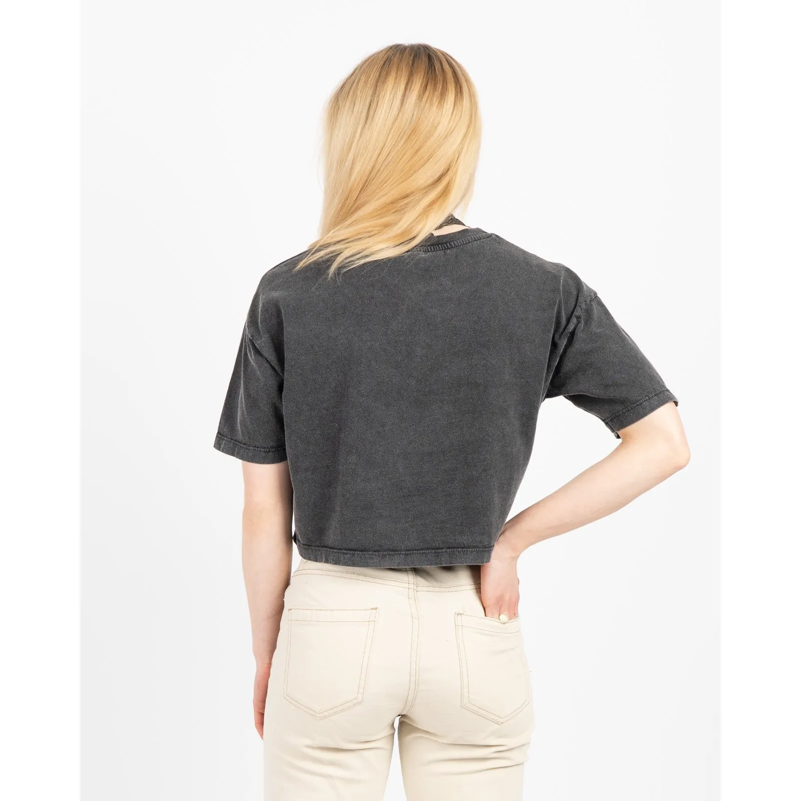 Japanese Stamp Cropped Tee