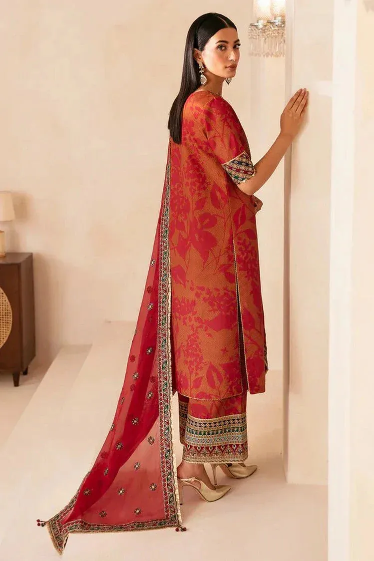Jazmin - Raw Silk Collection - Premium Embroidered Raw Silk UR-7044 - Unstitched