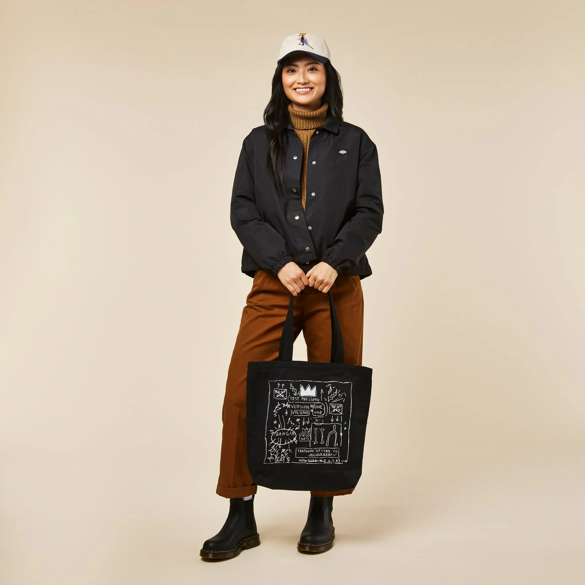 Jean-Michel Basquiat Beat Bop Canvas Tote Bag