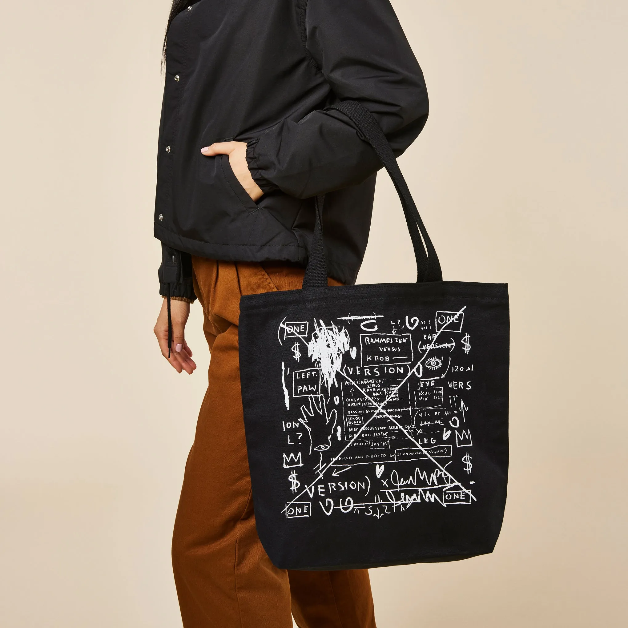 Jean-Michel Basquiat Beat Bop Canvas Tote Bag