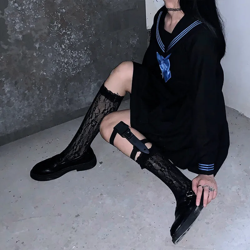 JK bad girl blue sailor uniforms set