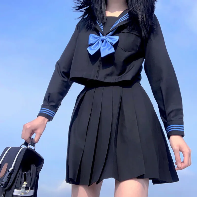 JK bad girl blue sailor uniforms set