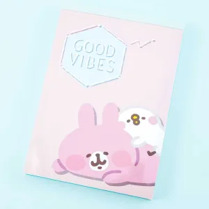 Kanahei Piske & Usagi Good Vibes A6 Softbound Notebook