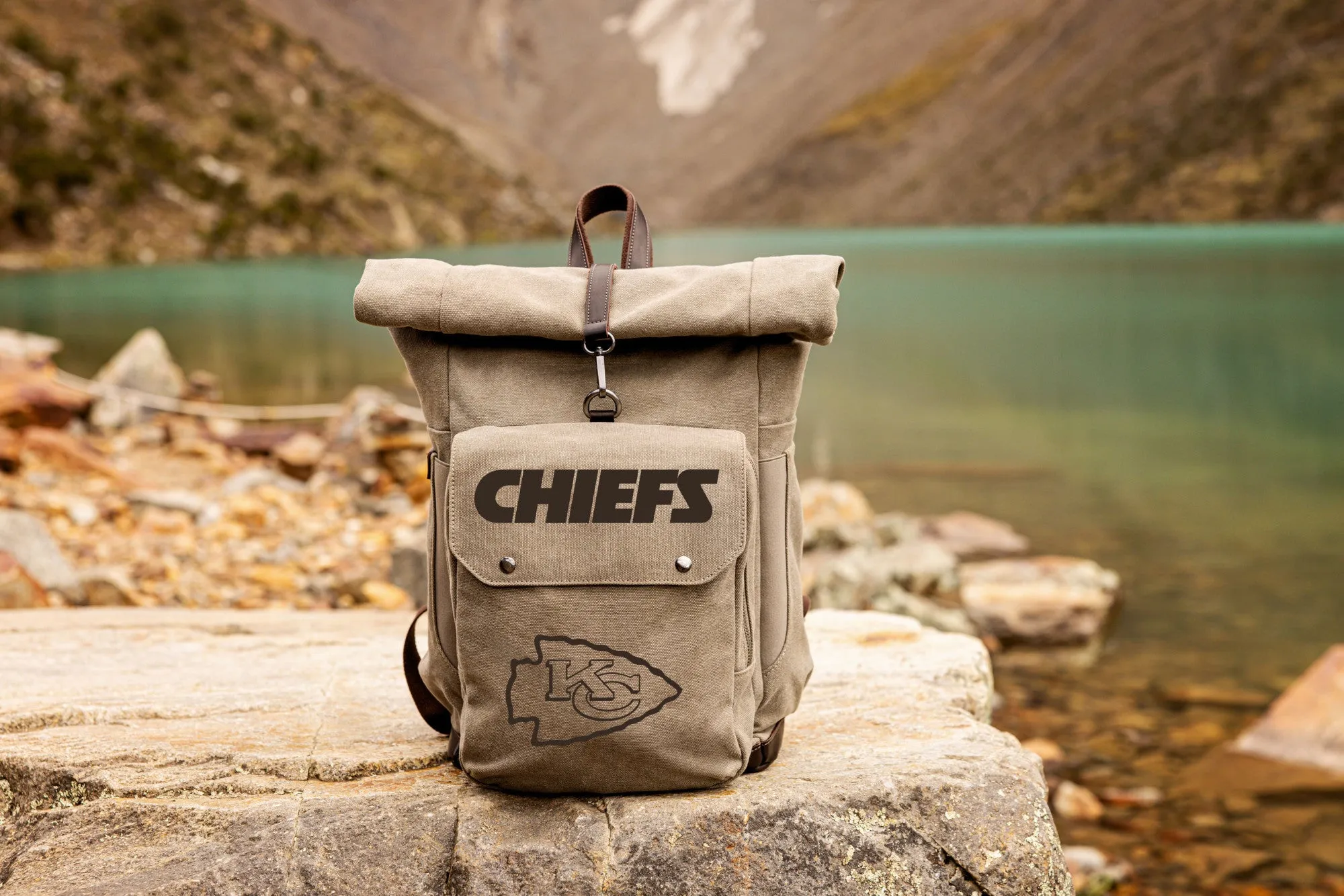Kansas City Chiefs - Carmel Roll Top Picnic Backpack Cooler