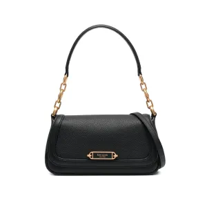 Kate Spade Gramercy Small Flap Shoulder Bag - Black