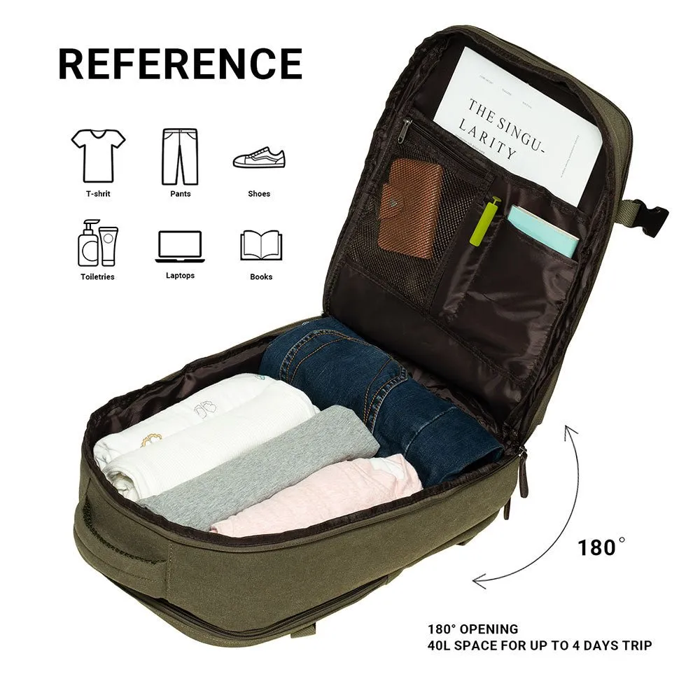KAUKKO Canvas Travel Rucksack