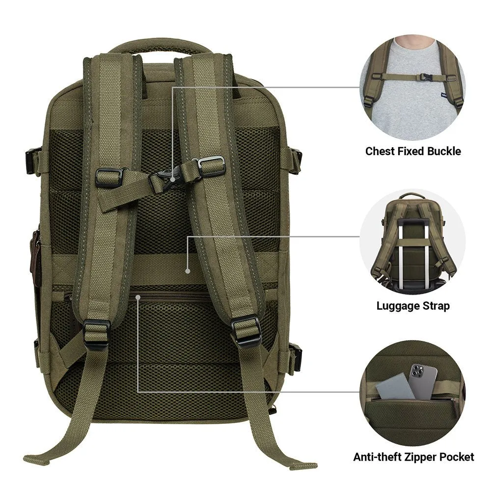 KAUKKO Canvas Travel Rucksack