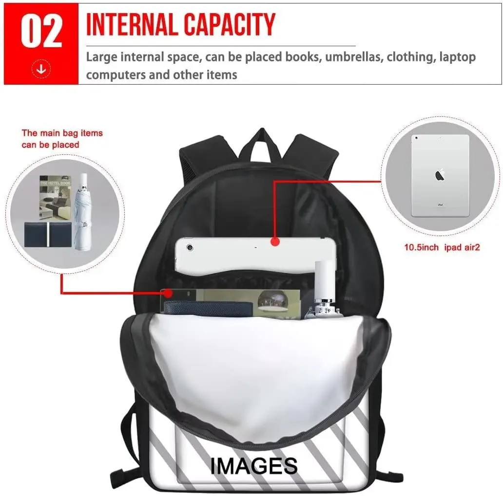 KEIAHUAN Cat School Backpack Waterproof Backpacks Travel Camping Hiking Backpacks Large Casual Daypacks Women College Laptop Backpacks