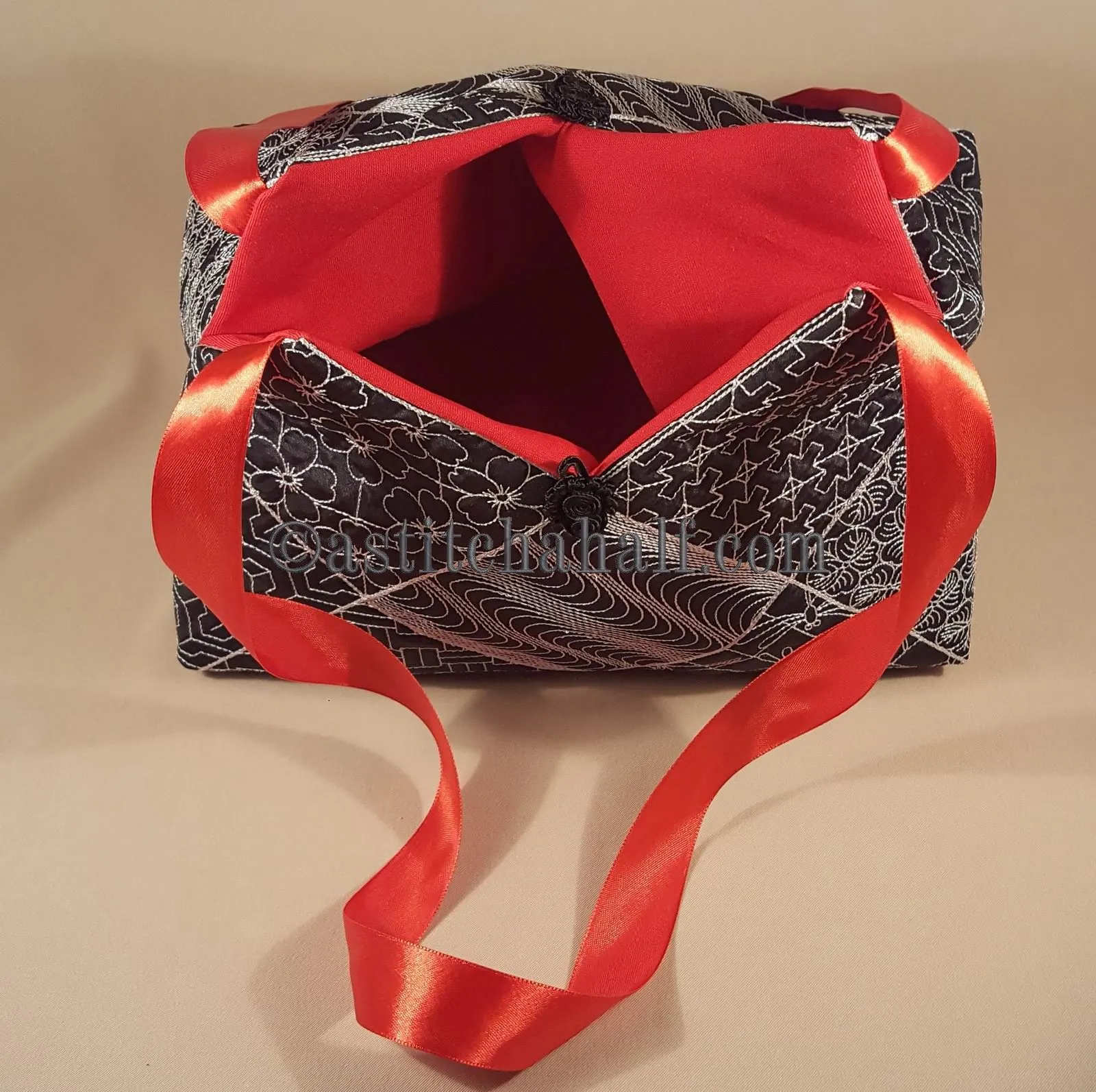 Keiko Sashiko Quilt Blocks and Tote Bag