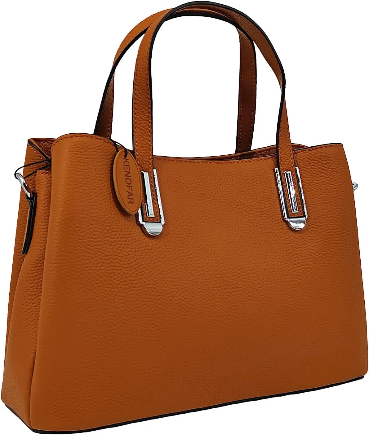 KENOFAR Women's Leather Tote Bags Large Capacity Genuine Leather Handbag Bag Medium