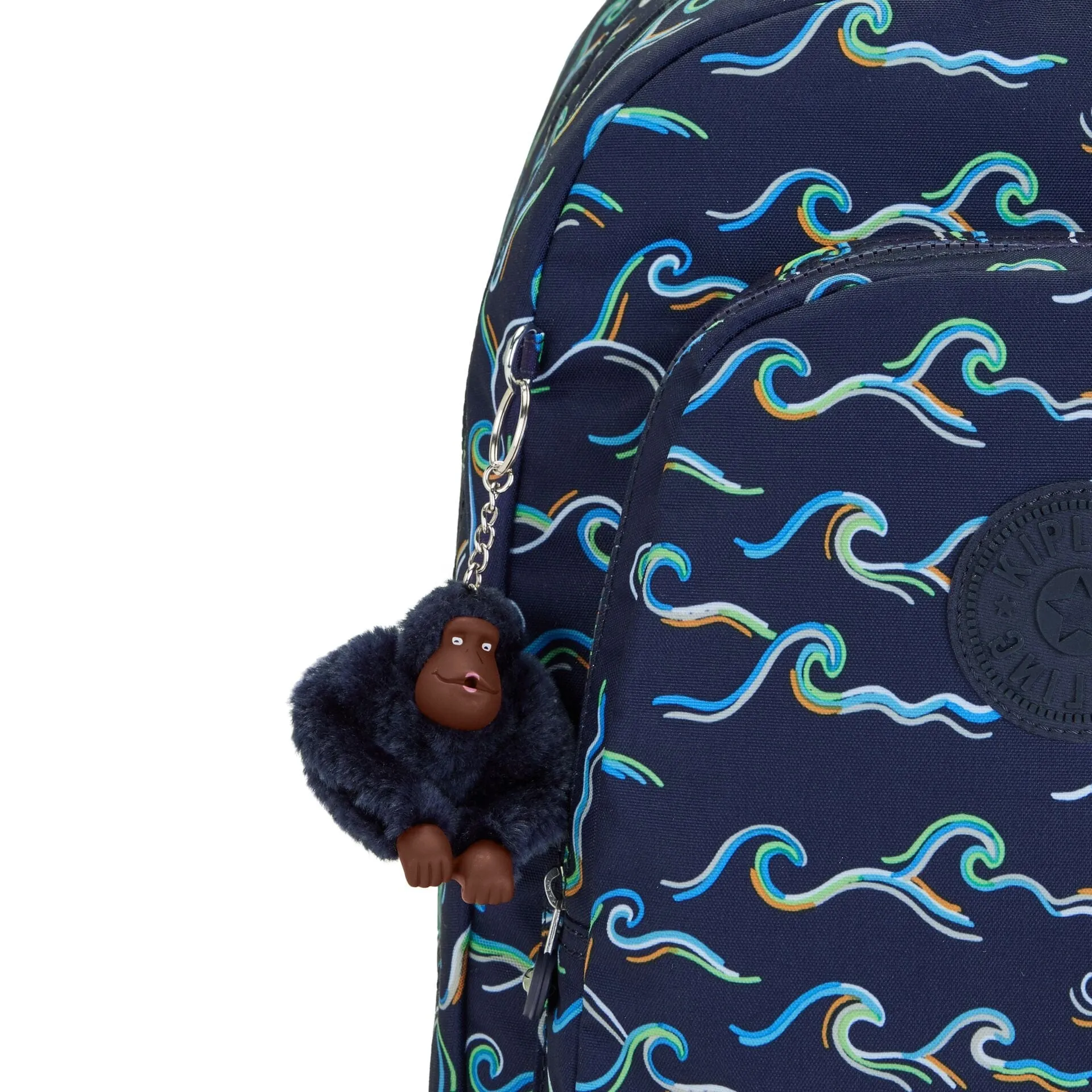 Kipling Class Room Fun Ocean Print Large Backpack C2I7090-W92
