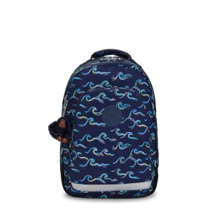 Kipling Class Room Fun Ocean Print Large Backpack C2I7090-W92