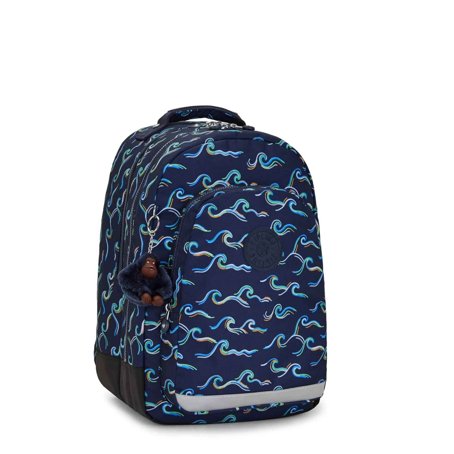 Kipling Class Room Fun Ocean Print Large Backpack C2I7090-W92