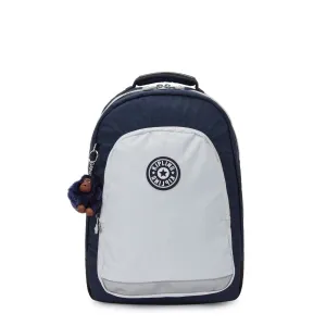 Kipling Class Room True Blue Grey Large Backpack C2I4053-U84