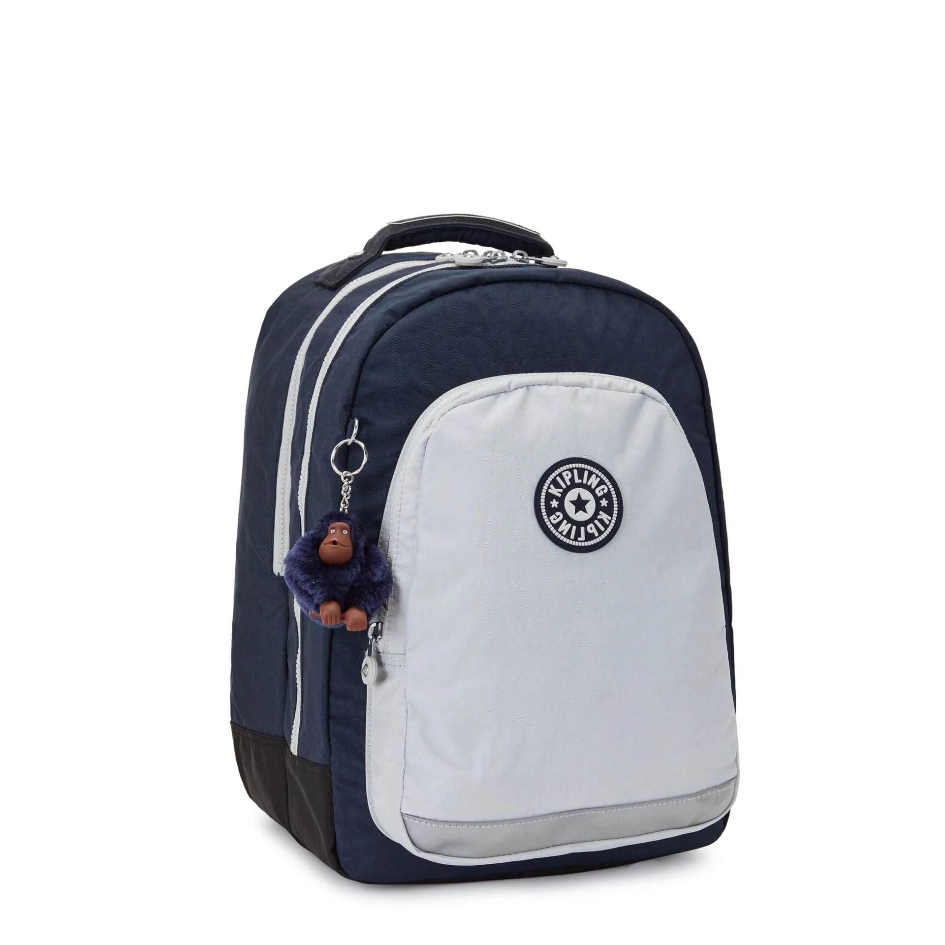 Kipling Class Room True Blue Grey Large Backpack C2I4053-U84