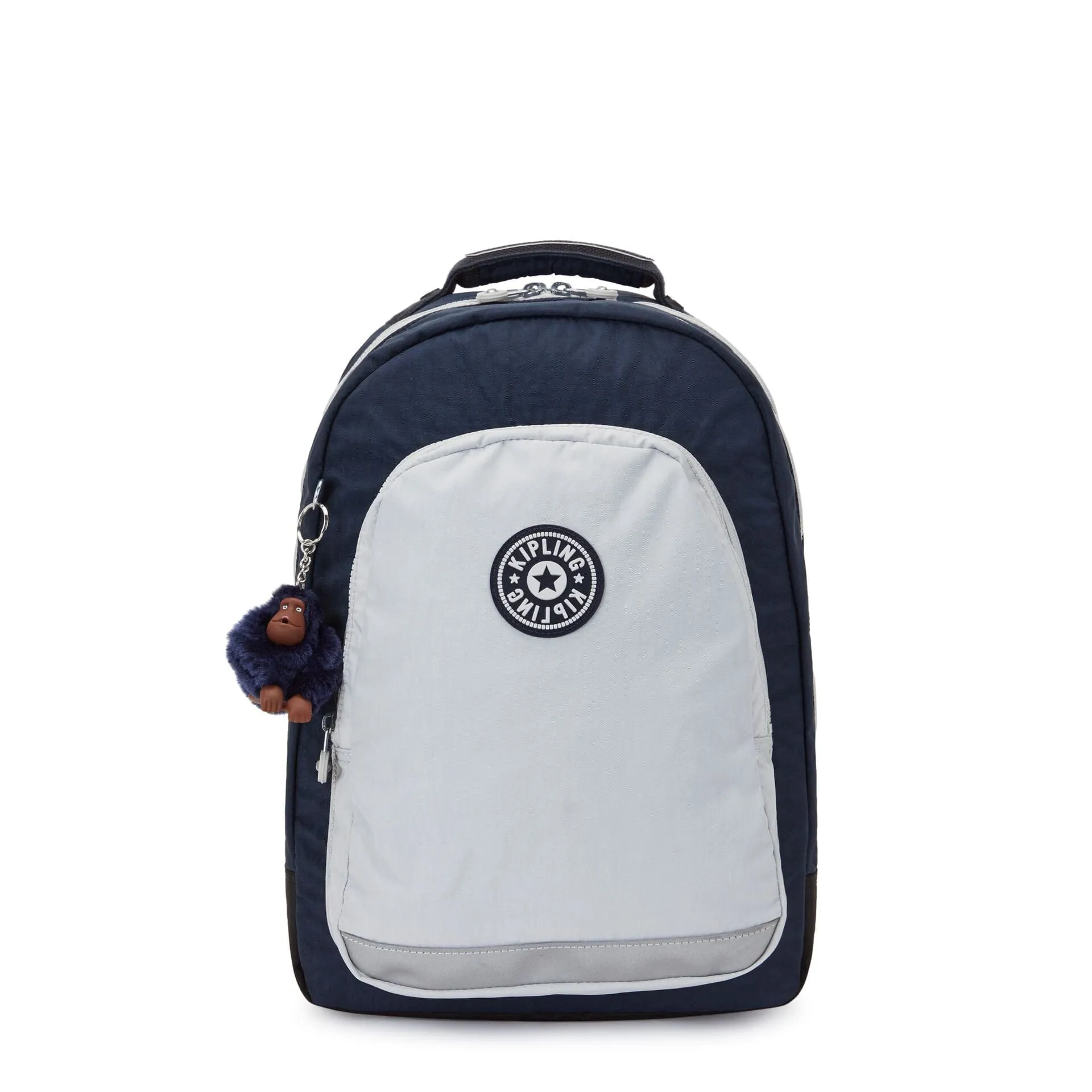Kipling Class Room True Blue Grey Large Backpack C2I4053-U84