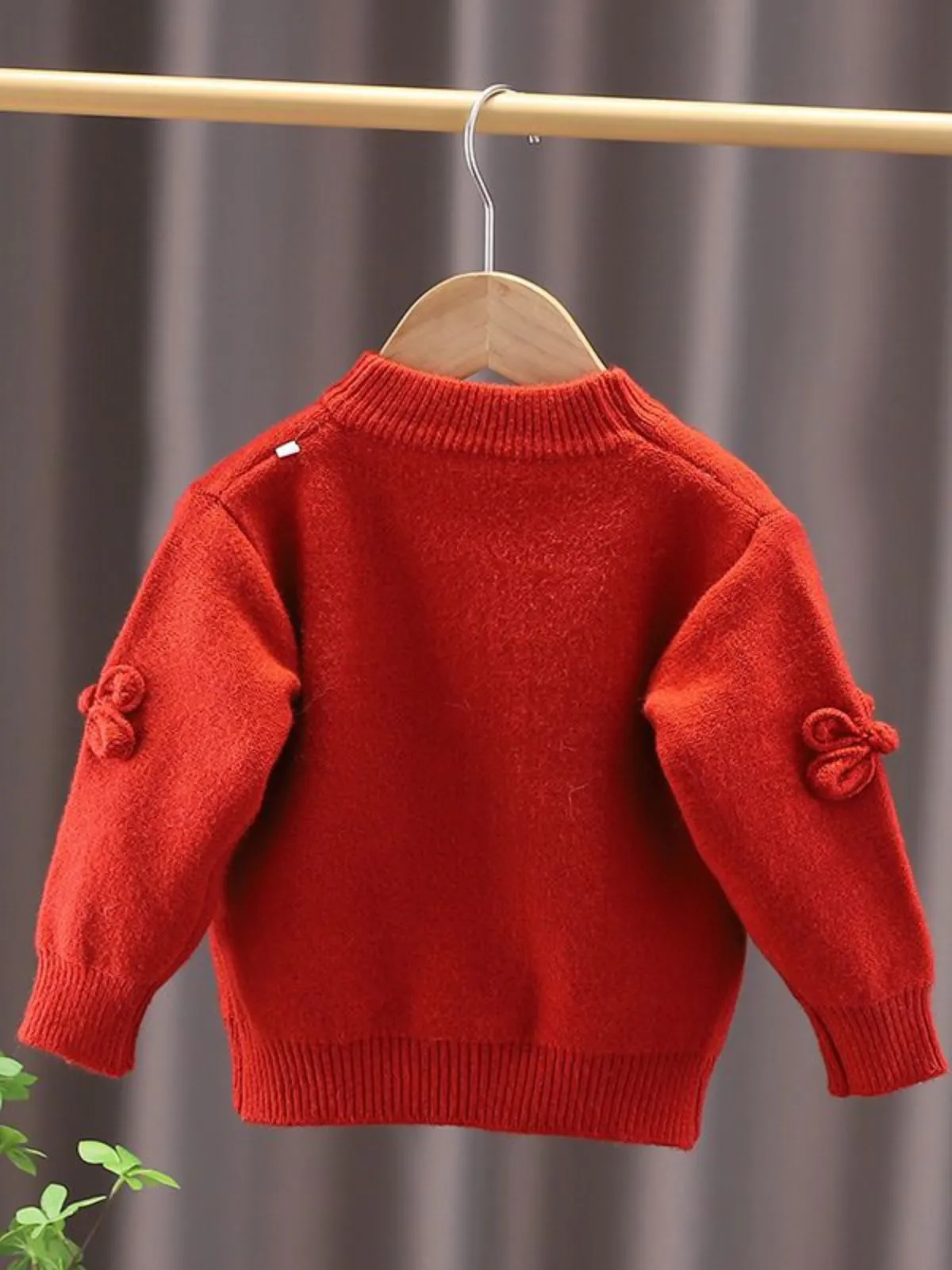 Knotty List Bowknot Knit Pullover