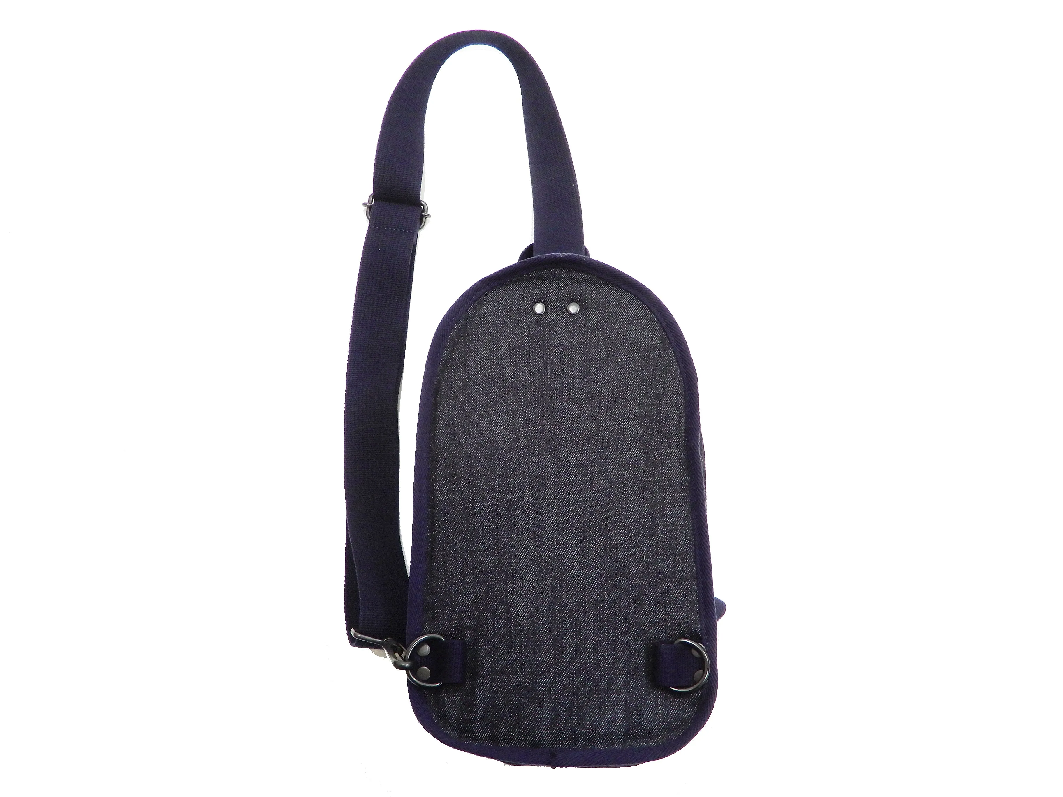 Kojima Genes Sling Bag Men's Casual Small Crossbody Backpack rnb953 RNB-953 Indigo-Denim