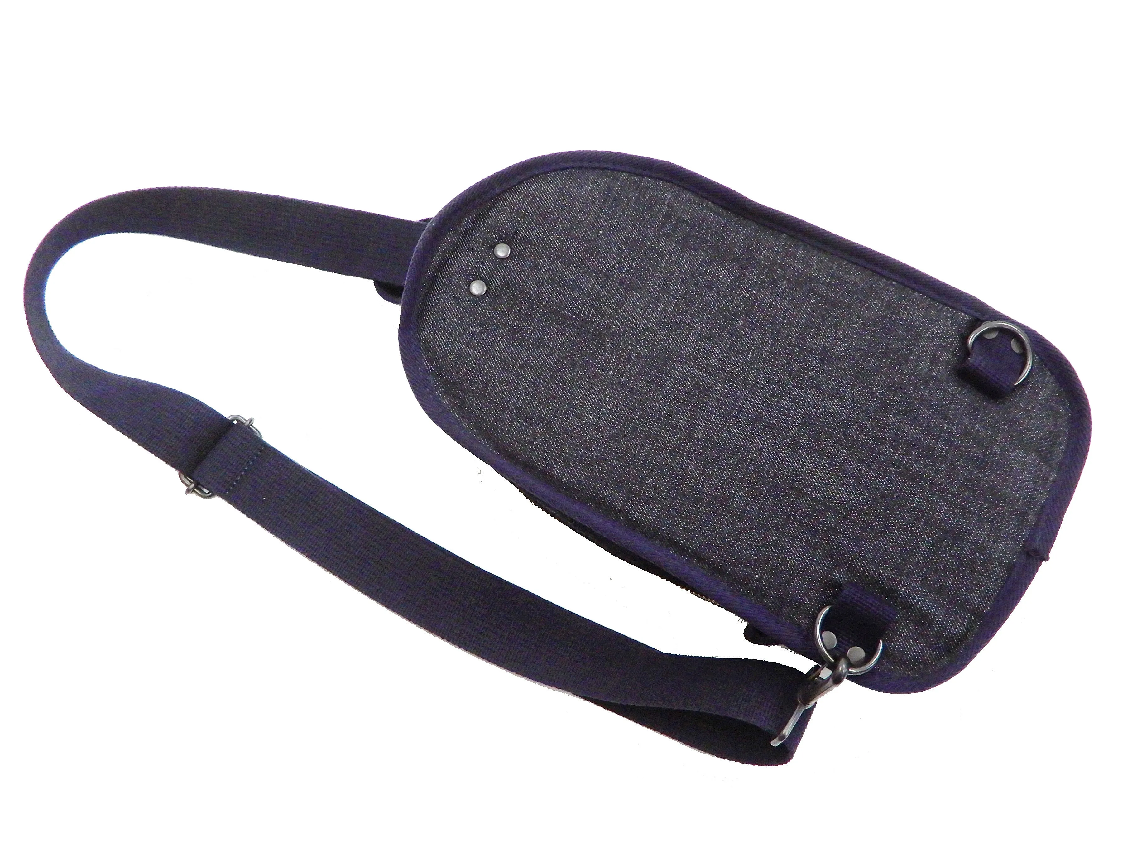 Kojima Genes Sling Bag Men's Casual Small Crossbody Backpack rnb953 RNB-953 Indigo-Denim