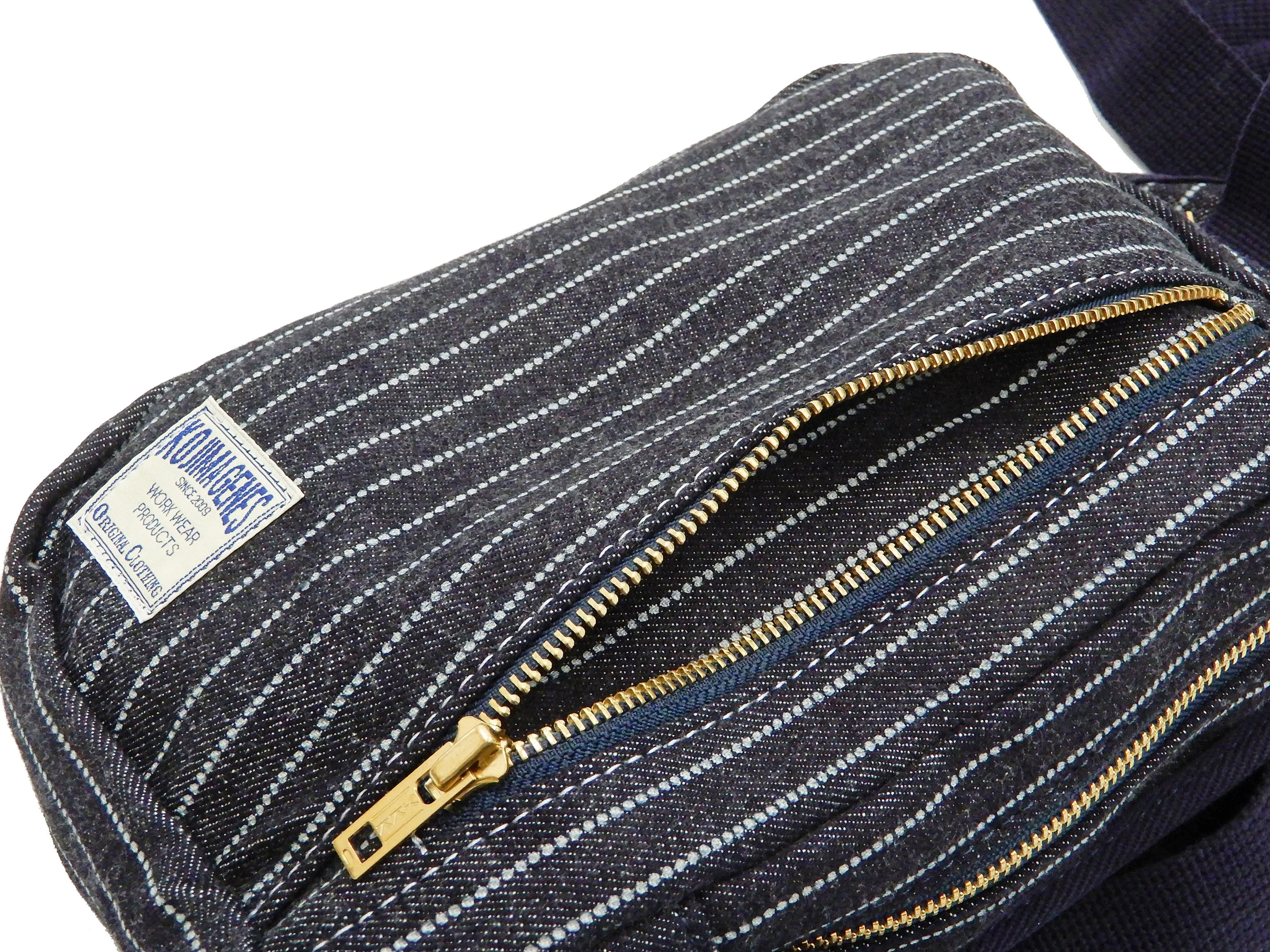 Kojima Genes Sling Bag Men's Casual Small Crossbody Backpack rnb953 RNB-953 Wabash-Stripe