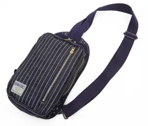 Kojima Genes Sling Bag Men's Casual Small Crossbody Backpack rnb953 RNB-953 Wabash-Stripe