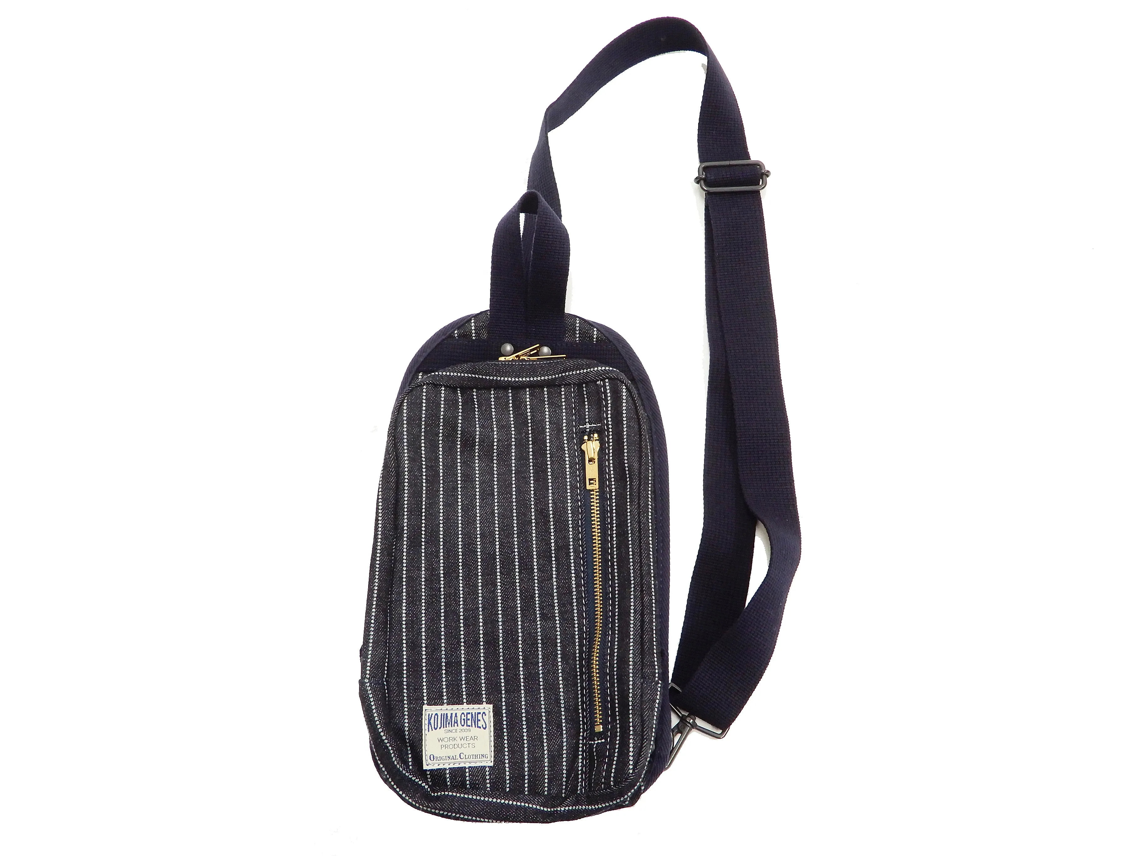 Kojima Genes Sling Bag Men's Casual Small Crossbody Backpack rnb953 RNB-953 Wabash-Stripe