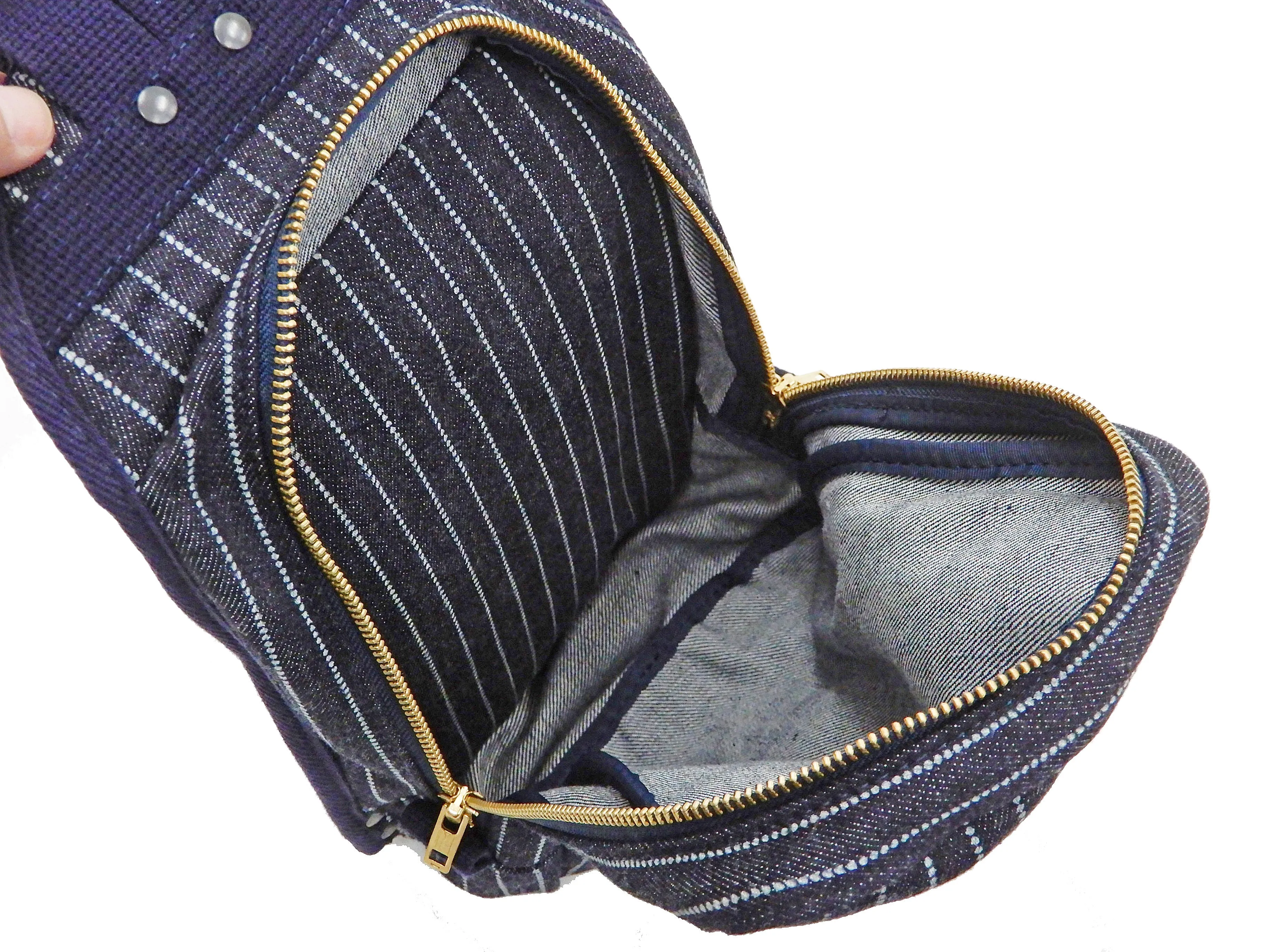 Kojima Genes Sling Bag Men's Casual Small Crossbody Backpack rnb953 RNB-953 Wabash-Stripe