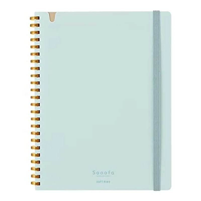 Kokuyo A5 SOOOFA PINK Soft Ring Notebook 4mm GRID Kokuyo Soft Ring Notebook | SV738S4 80 Sheets