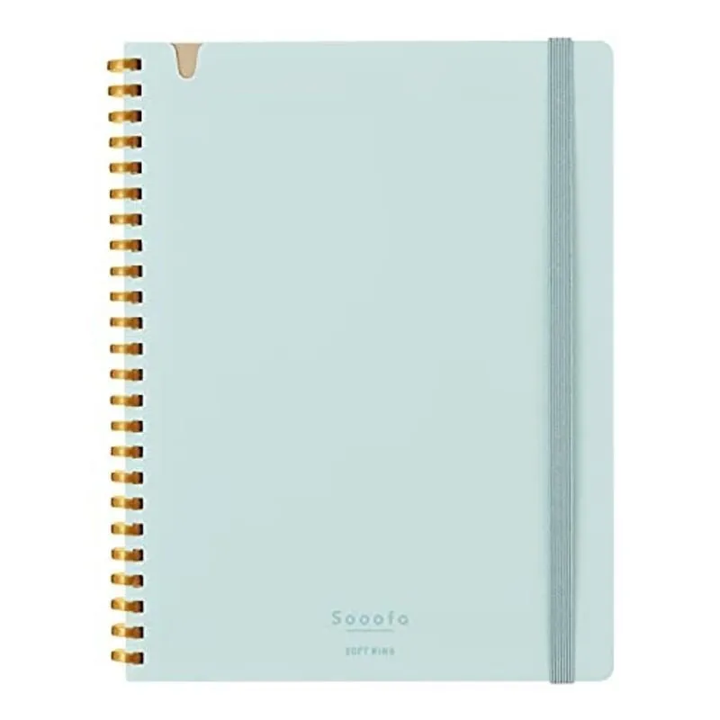Kokuyo A5 SOOOFA YELLOW Soft Ring Notebook 4mm GRID Kokuyo Soft Ring Notebook | SV738S4 80 Sheets