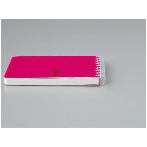 Kokuyo A7 VIOLET Soft Ring Notebook 6mm Dotted Ruled Line Mini Type Reporter Style Notebook Flip Up Notebook  |  80 Sheets SV378BT
