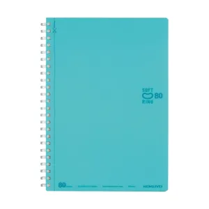 Kokuyo B5 Soft Ring B5 BLUE GREEN Notebook Dotted Line 6mm Rule | 80 Sheets SV308BT