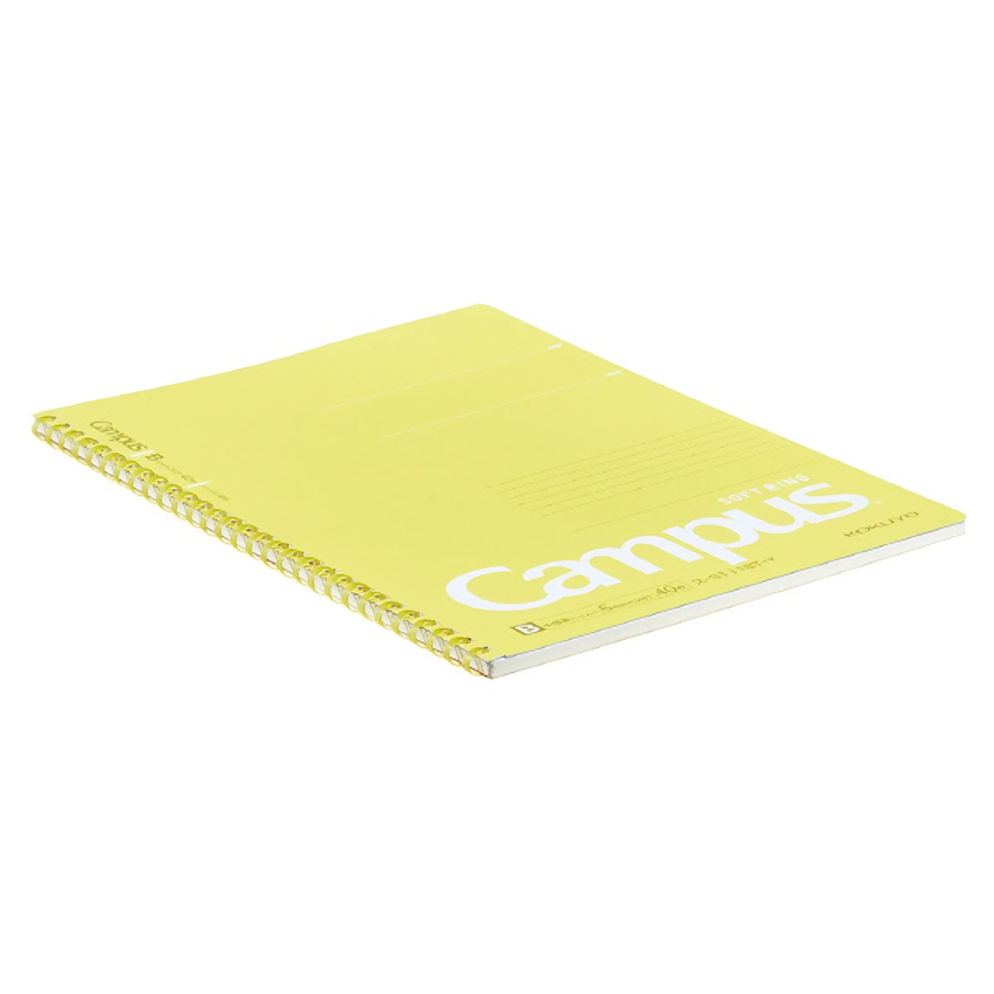 Kokuyo B5 Soft Ring  YELLOW SUMMER Edition Notebook Dotted Line 6 mm Rule | 40 Sheets S111BT
