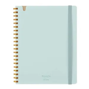 Kokuyo B6 SOOOFA Light BLUE Soft Ring Notebook 4mm GRID Kokuyo Soft Ring Notebook | SV748S4 80 Sheets