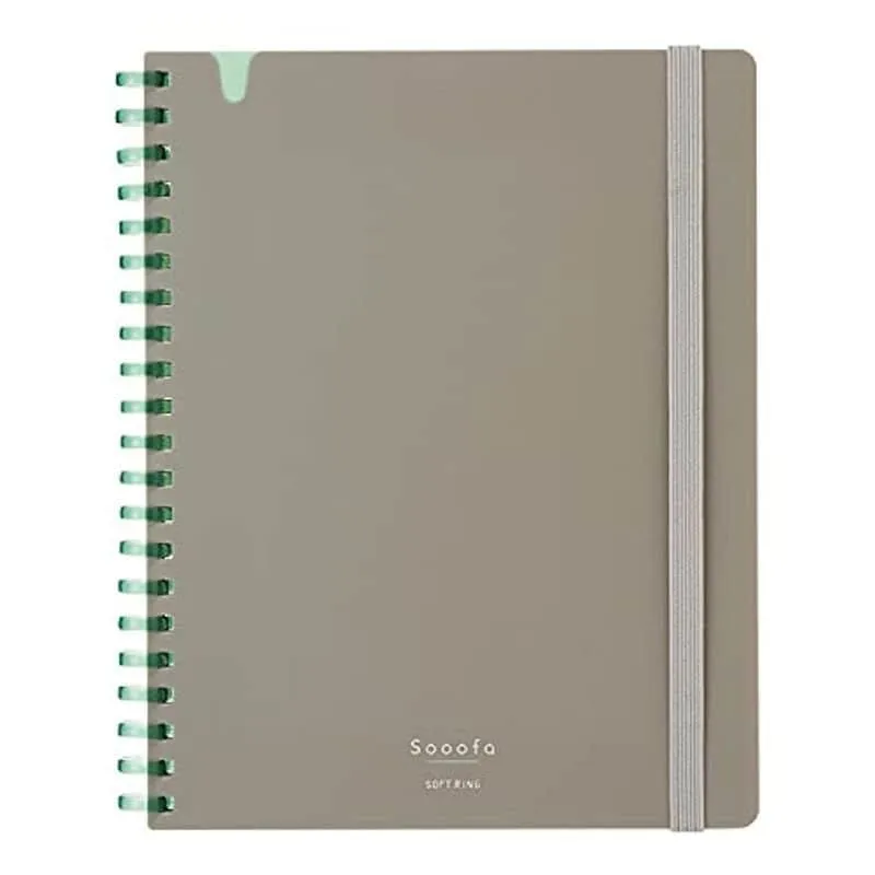 Kokuyo B6 SOOOFA Light BLUE Soft Ring Notebook 4mm GRID Kokuyo Soft Ring Notebook | SV748S4 80 Sheets