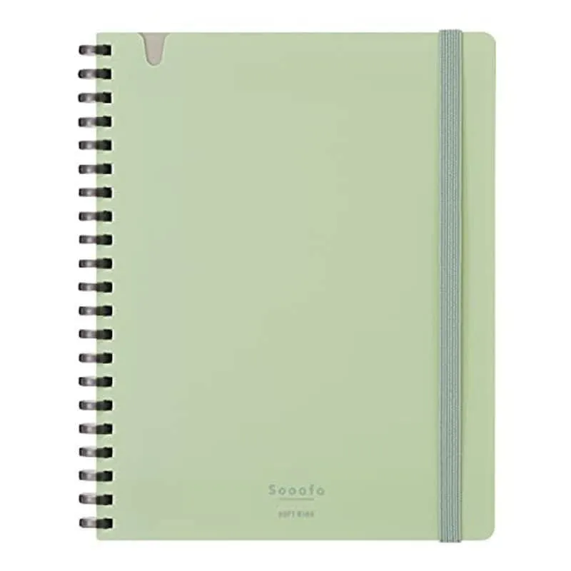 Kokuyo B6 SOOOFA Light BLUE Soft Ring Notebook 4mm GRID Kokuyo Soft Ring Notebook | SV748S4 80 Sheets