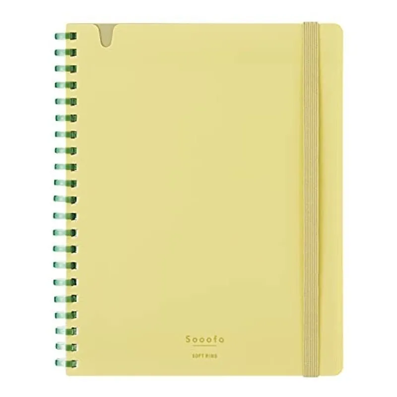 Kokuyo B6 SOOOFA PINK Soft Ring Notebook 4mm GRID Kokuyo Soft Ring Notebook | SV748S4 80 Sheets