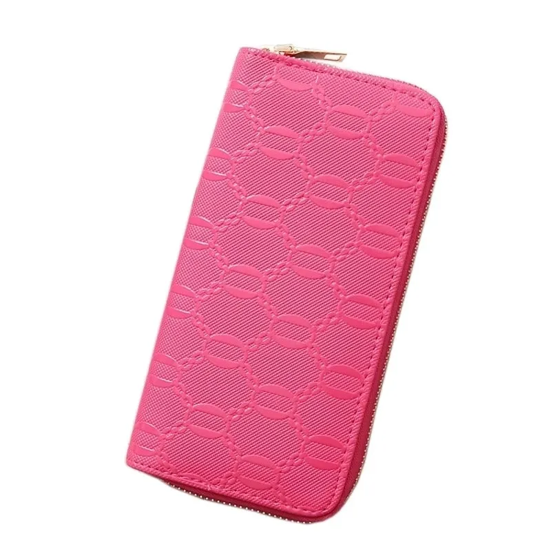 Korean Chain Pattern Glossy Clutch Bag