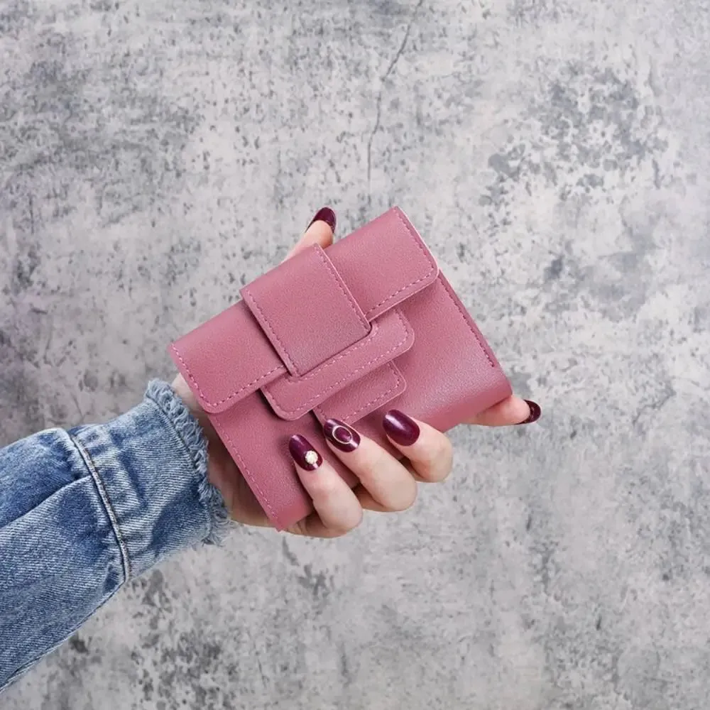 Korean Chic Solid Color Wallet