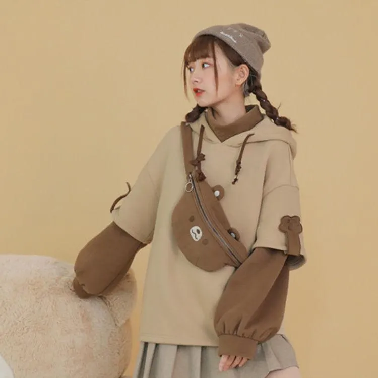 Korean Hoodie  Kawaii Bear