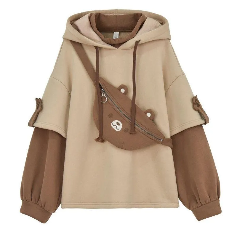 Korean Hoodie  Kawaii Bear
